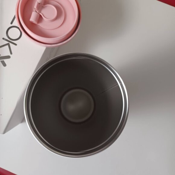 Meoky Tumbler With Lid & Straw -Pastel Leopard -24 Oz. -Open Box -Insulated NEW - Picture 6 of 12